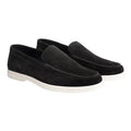 Malelions Low Top Signature Loafers Zwart
