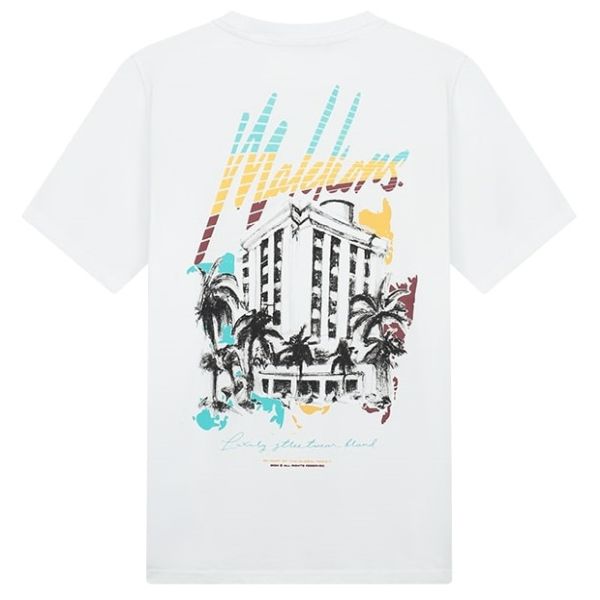 Malelions Casa T-shirt Wit