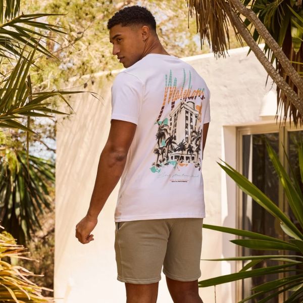 Malelions Casa T-shirt Wit