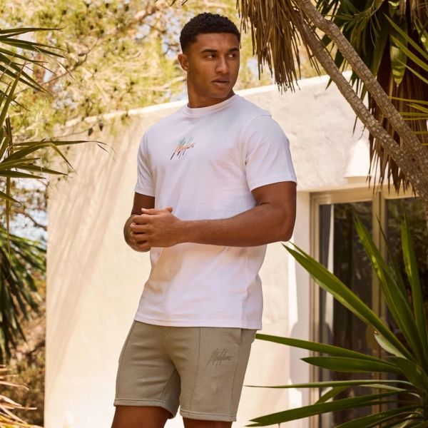 Malelions Casa T-shirt Wit