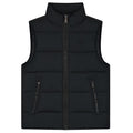 Malelions Matt Crinkle Padded Bodywarmer Zwart