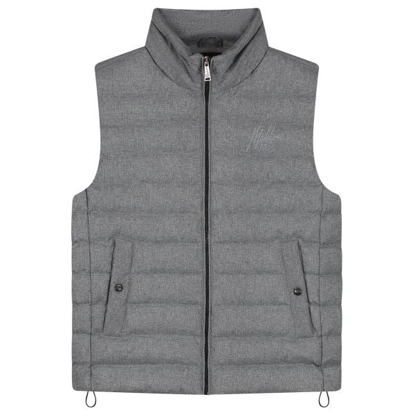 Malelions Melange Bodywarmer Grijs