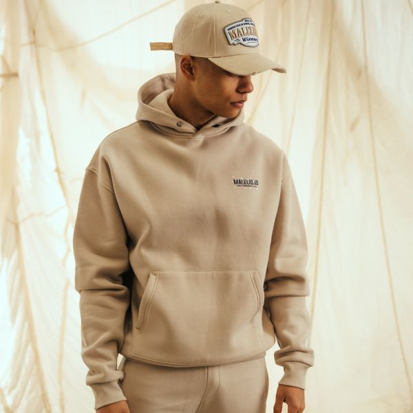 malelions members club hoodie beige