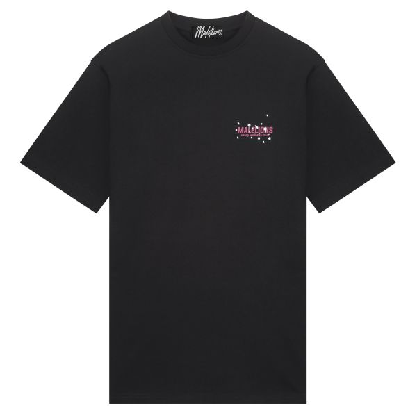 malelions members club t-shirt zwart