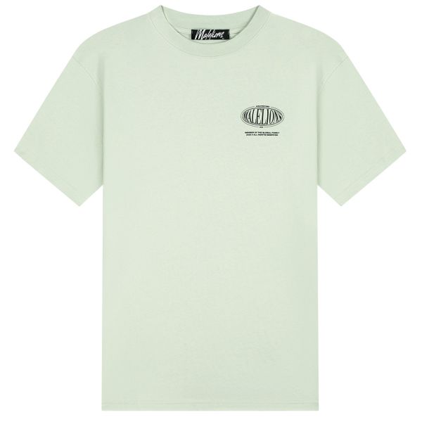 Malelions Members T-shirt Licht Groen