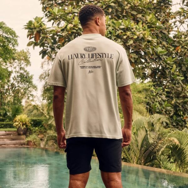 Malelions Members T-shirt Licht Groen