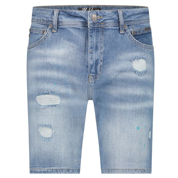 malelions men biker denim licht blauw