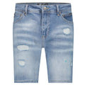 malelions men biker denim licht blauw