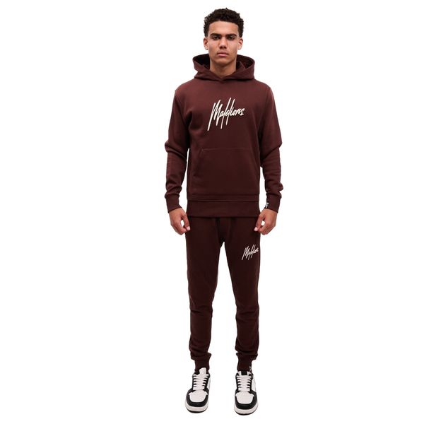 malelions men duo essentials hoodie bruin2