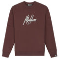 malelions men duo essentials sweater bruin