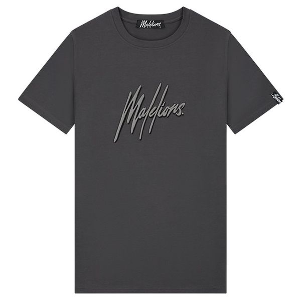 malelions men duo essentials t-shirt antraciet1