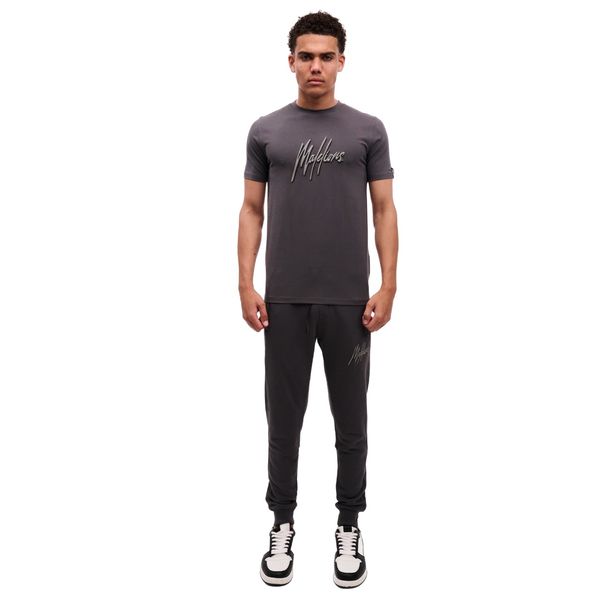 malelions men duo essentials t-shirt antraciet2
