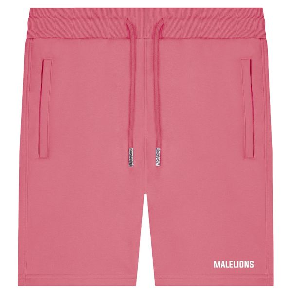 malelions men logo korte broek 2.0 rood