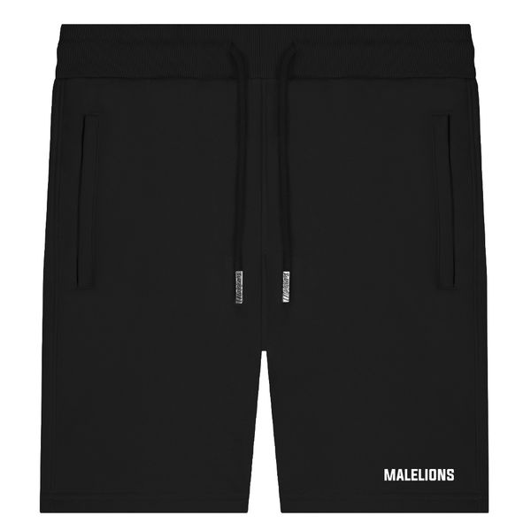 malelions men logo korte broek 2.0 zwart