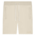 malelions men logo korte broek beige