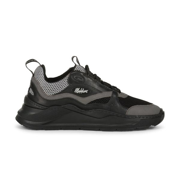 Malelions Mesh Runner Sneaker Antraciet