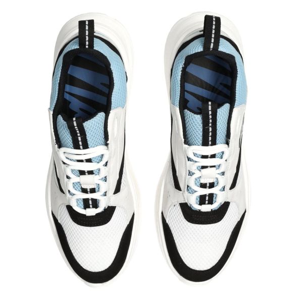 Malelions Mesh Runner Sneaker Blauw