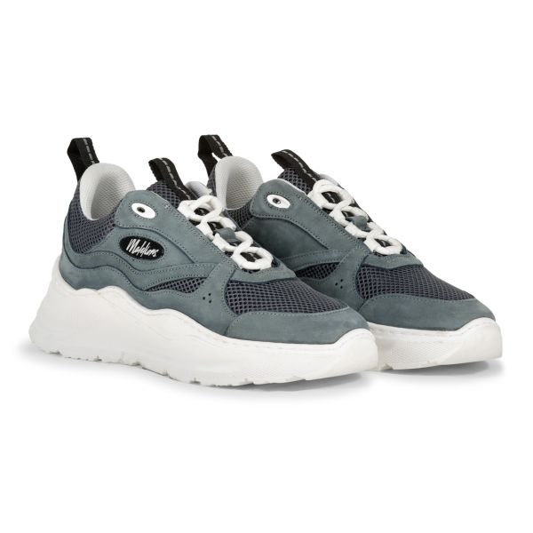 Malelions Mesh Runner Sneaker Blauw