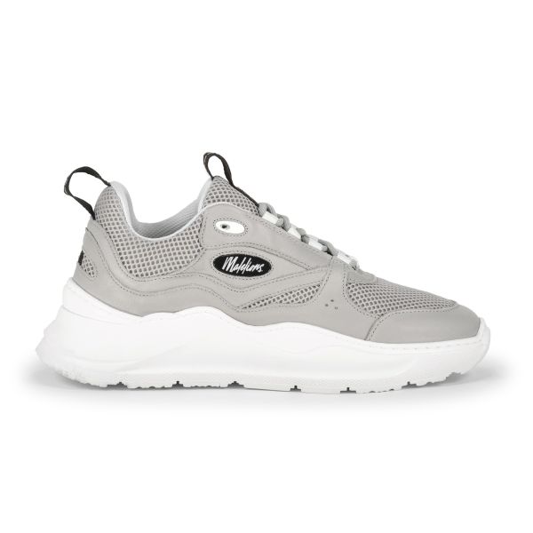 Malelions Mesh Runner Sneaker Licht Grijs