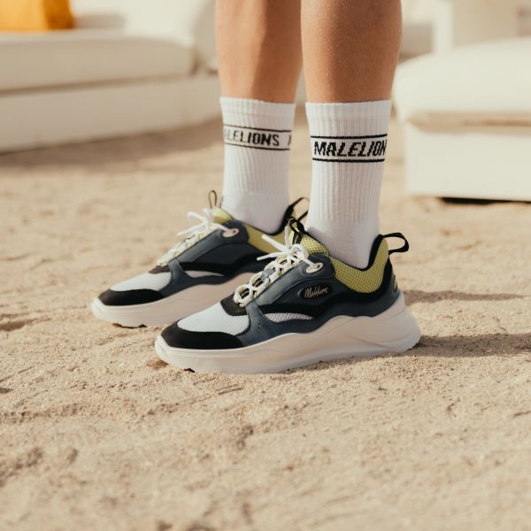 Malelions Mesh Runner Sneaker Licht Groen
