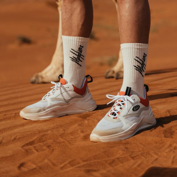 Malelions Mesh Runner Sneaker Peach