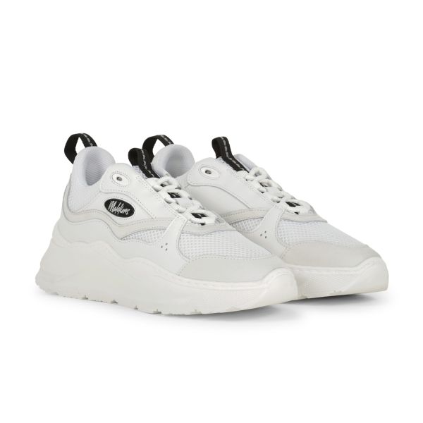Malelions Mesh Runner Sneaker Wit