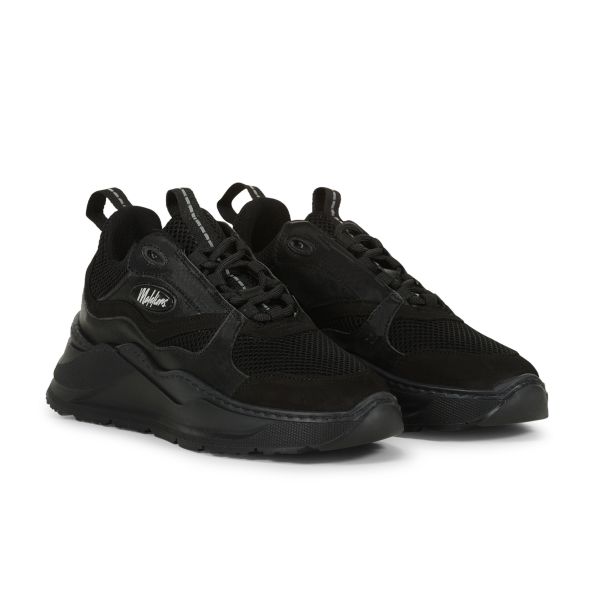 Malelions Mesh Runner Sneaker Zwart