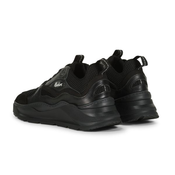 Malelions Mesh Runner Sneaker Zwart