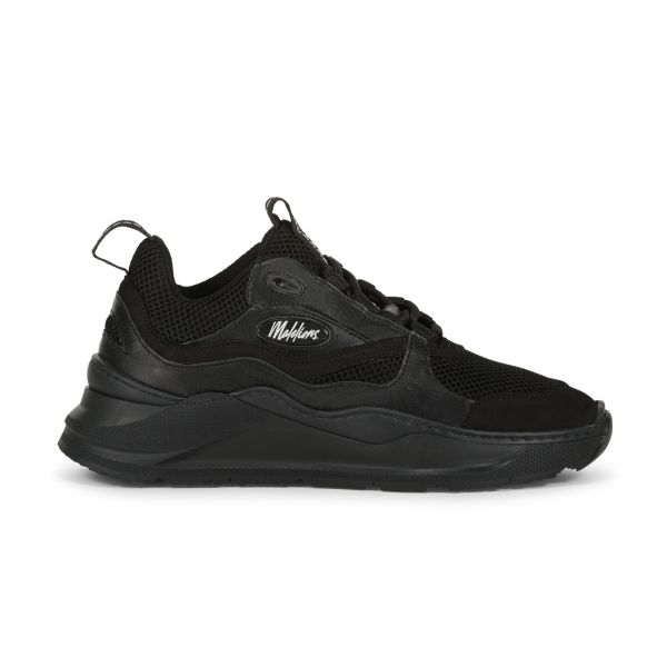 Malelions Mesh Runner Sneaker Zwart