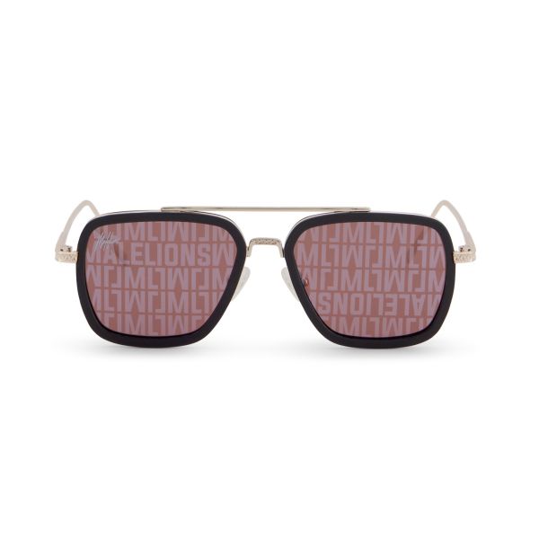 Malelions Monogram Zonnebril Goud