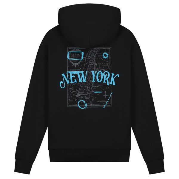 Malelions New York Hoodie Zwart