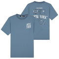 Malelions New York T-shirt Blauw