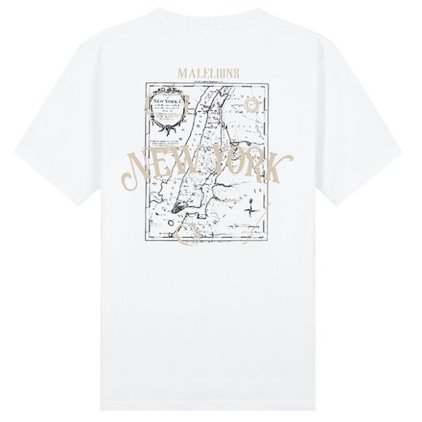 Malelions New York T-shirt Wit