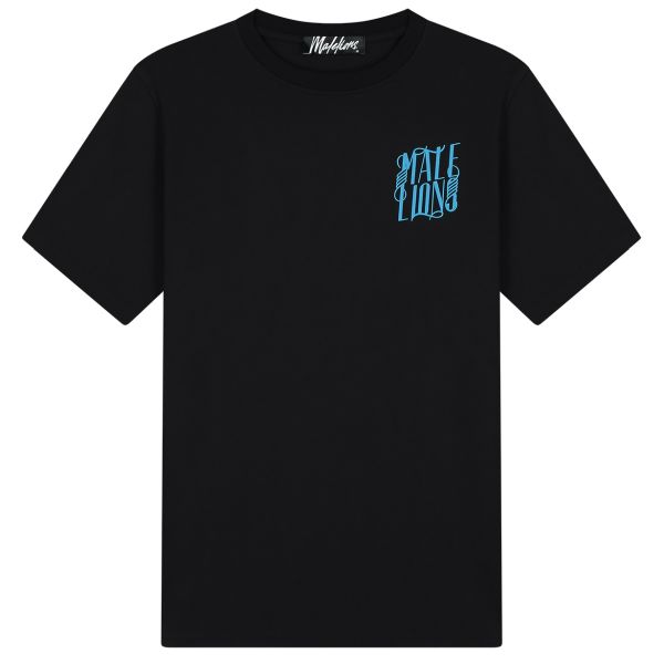 Malelions New York T-shirt Zwart
