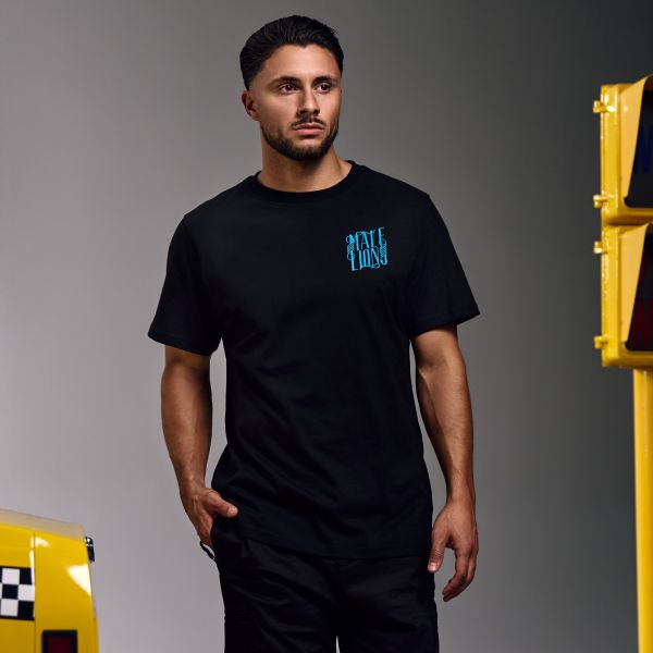 Malelions New York T-shirt Zwart