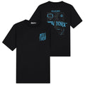 Malelions New York T-shirt Zwart