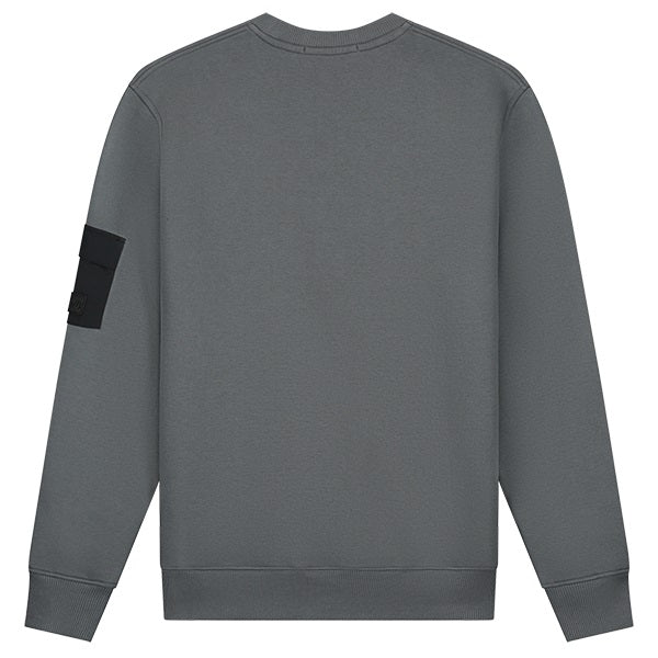 Malelions Nylon Pocket Sweater Grijs