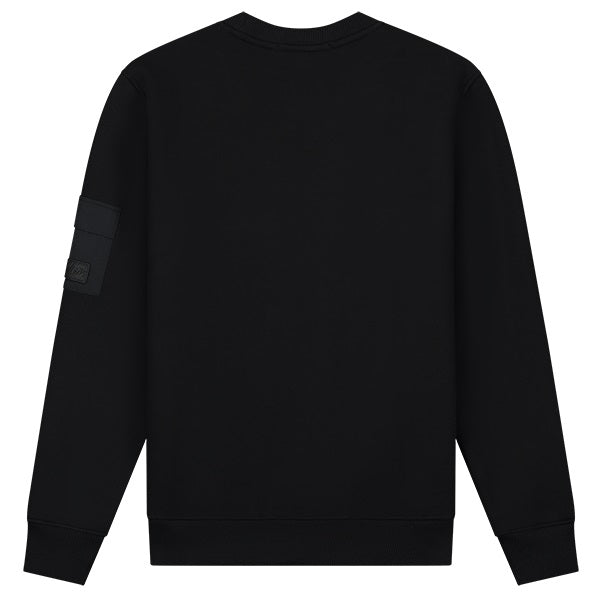 Malelions Nylon Pocket Sweater Zwart