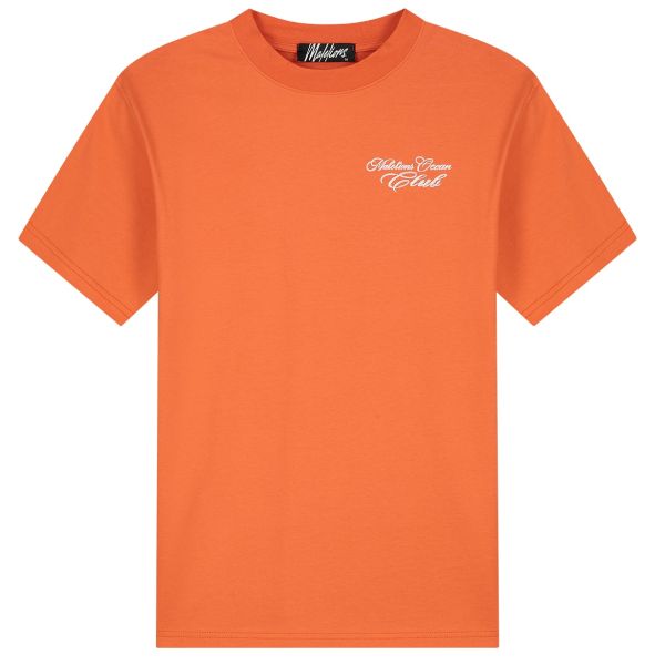 Malelions Ocean Club T-shirt Oranje
