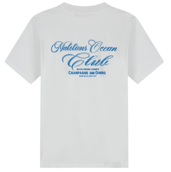 Malelions Ocean Club T-shirt Wit