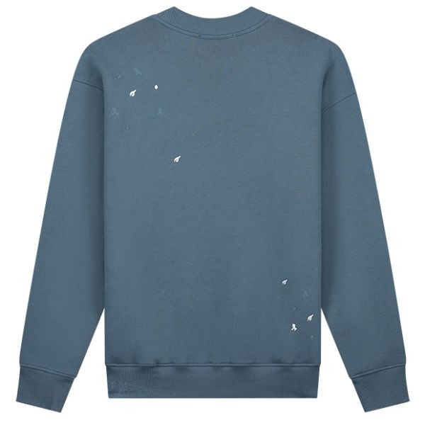 Malelions Oversized Painter Sweater Blauw