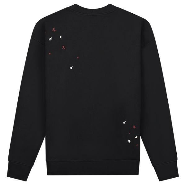 Malelions Oversized Painter Sweater Zwart