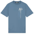 Malelions Oversized Painter T-shirt Blauw
