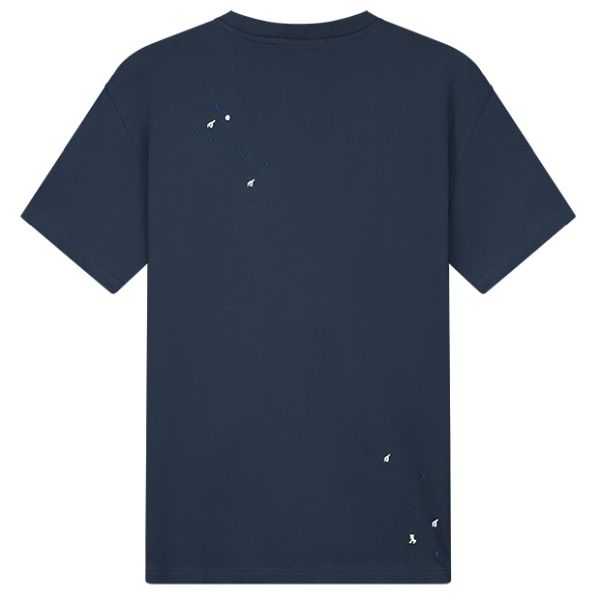 Malelions Oversized Painter T-shirt Navy