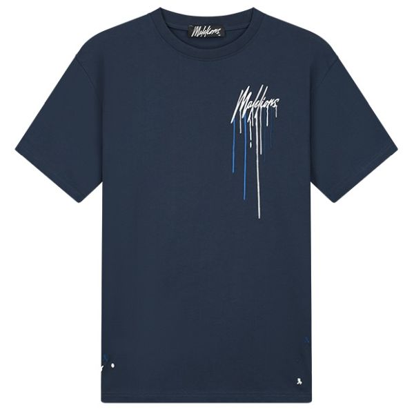 Malelions Oversized Painter T-shirt Navy
