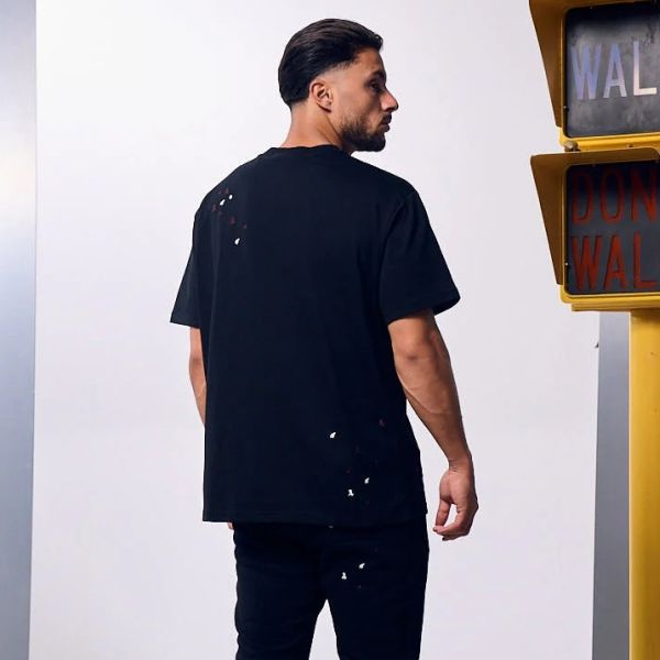 Malelions Oversized Painter T-shirt Zwart