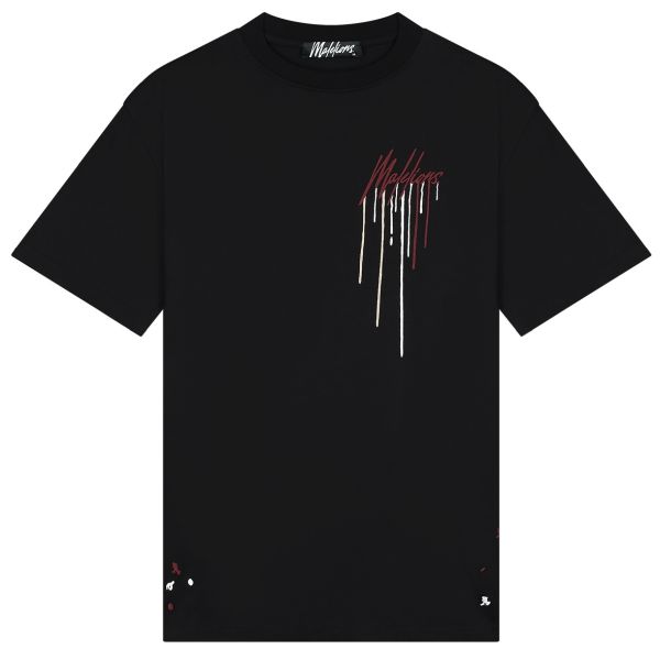 Malelions Oversized Painter T-shirt Zwart