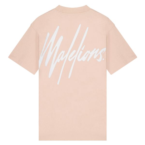 Malelions Oversized Signature T-shirt Roze