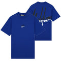 Malelions Oversized Split T-shirt Blauw