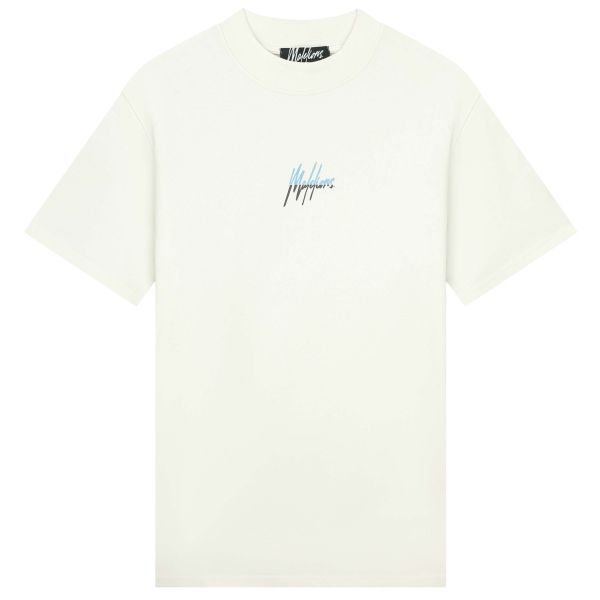 Malelions Oversized Split T-shirt Off White